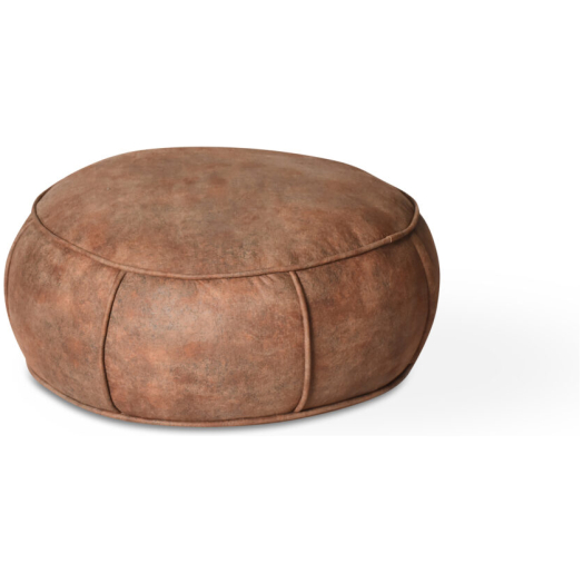 Oversized Suede Ottoman