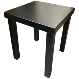 3×3 Black Dining Table
