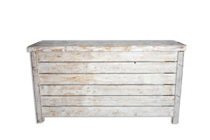 7’ White Wash Buffet